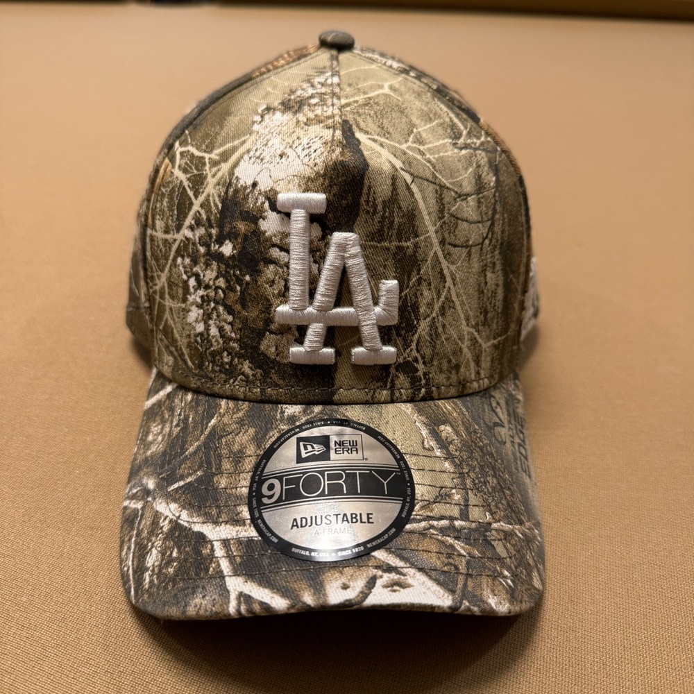 Los Angeles Dodgers Realtree Camo New Era 9Forty Snapback Hat BRAND NEW WITH TAG